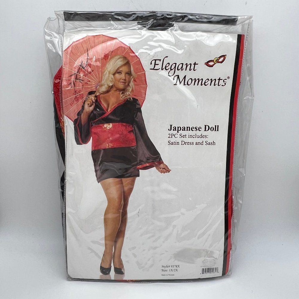 New Elegant Moments Japanese Doll Costume - Size 1X/2X